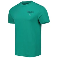 Men's Green North Texas Mean Landscape Shield T-Shirt