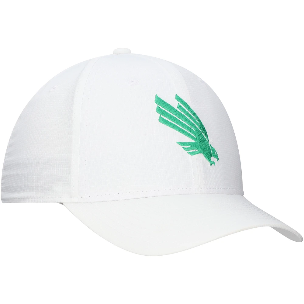 Men's Nike White North Texas Mean Green 2024 Sideline Club Adjustable Hat