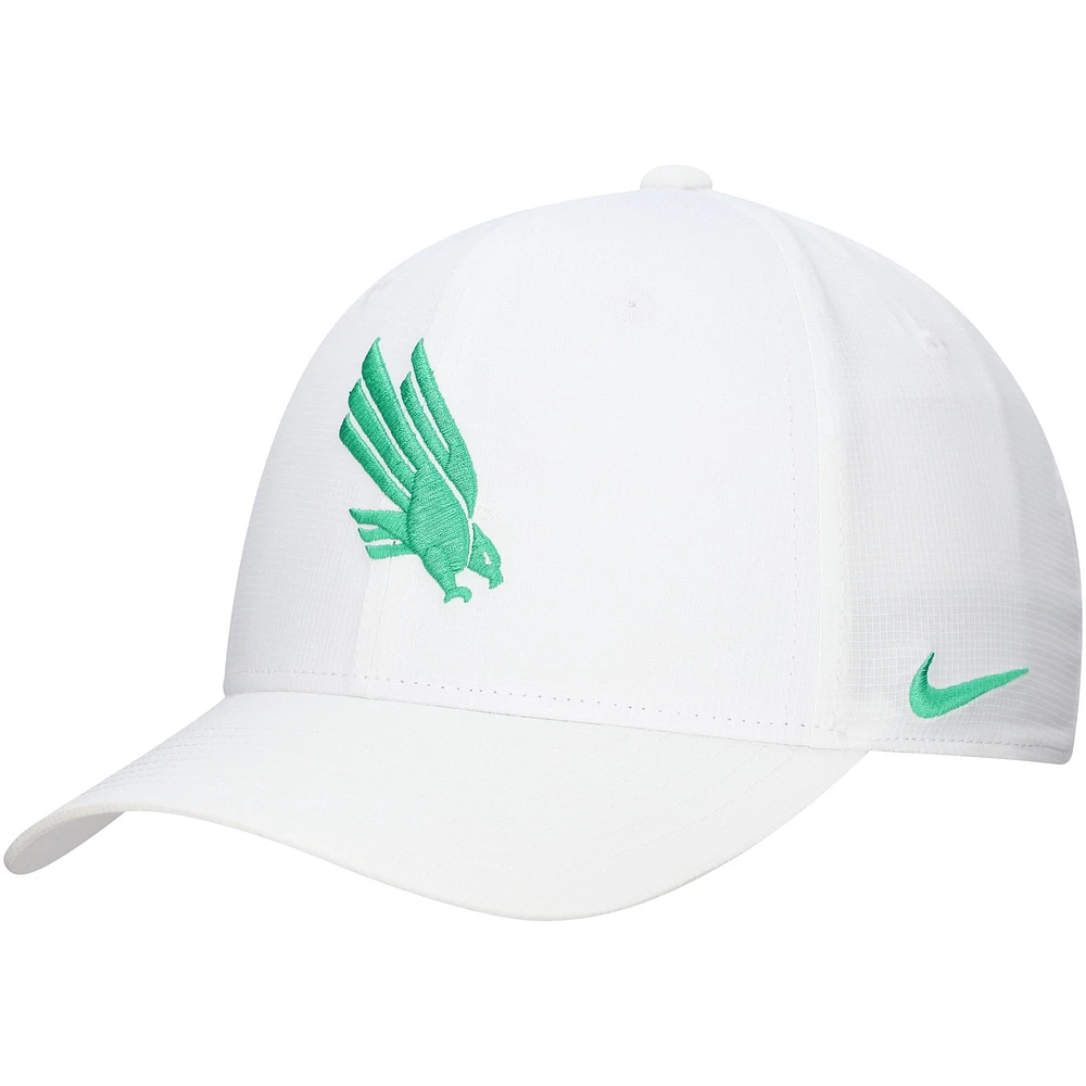 Casquette réglable Nike North Texas Mean Green 2024 Sideline Club pour homme