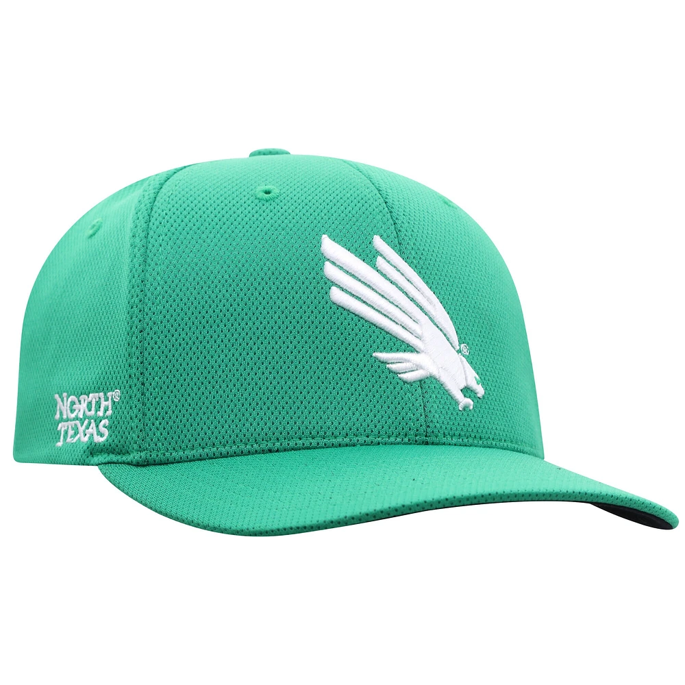 Casquette Reflex Flex Kelly Green North Texas Mean pour homme Top of the World