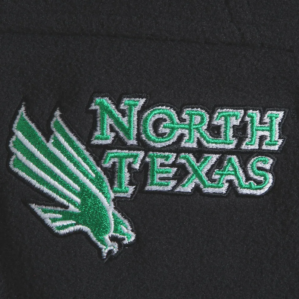 Women's Columbia Black North Texas Mean Green Give & Go Full-Zip Jacket