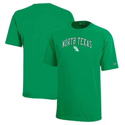 Champion de la jeunesse Kelly Green North Texas Mean Arch Over Logo T-Shirt