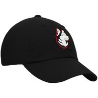 Men's Top of the World Black Northeastern Huskies Primary Logo Staple Adjustable Hat