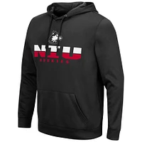 Men's Colosseum Black Northern Illinois Huskies Lantern Pullover Hoodie