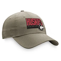 Men's Top of the World Khaki Northern Illinois Huskies Slice Adjustable Hat