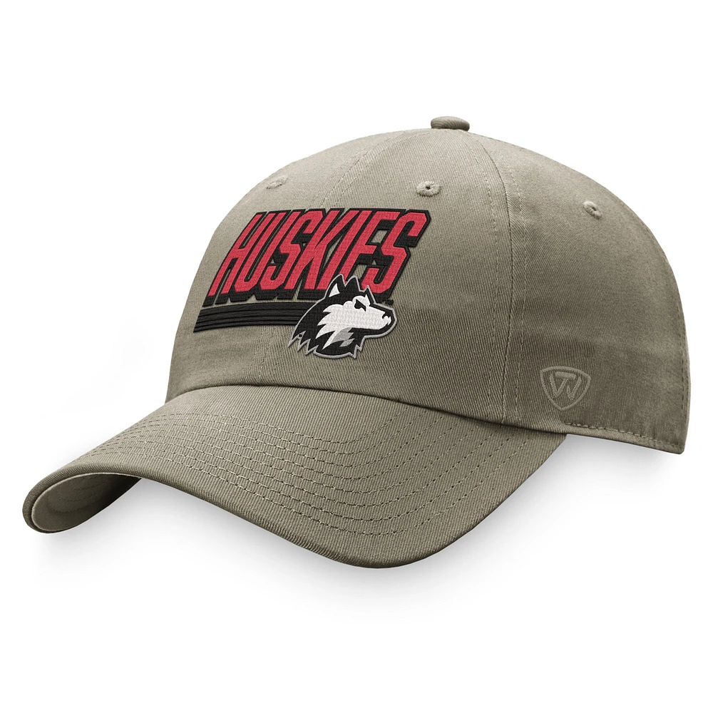 Top of the World Kaki Northern Illinois Huskies Slice Casquette réglable pour homme