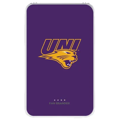 Northern Iowa Panthers Solid Design 10,000 mAh Portable Power Pack
