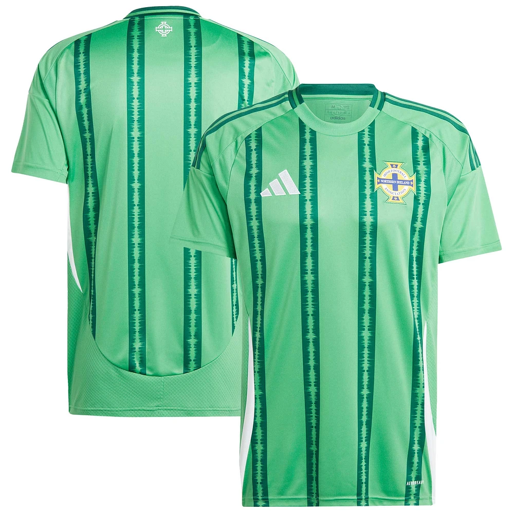 Men's adidas  Green Northern Ireland National Team 2024 Home Replica Jersey