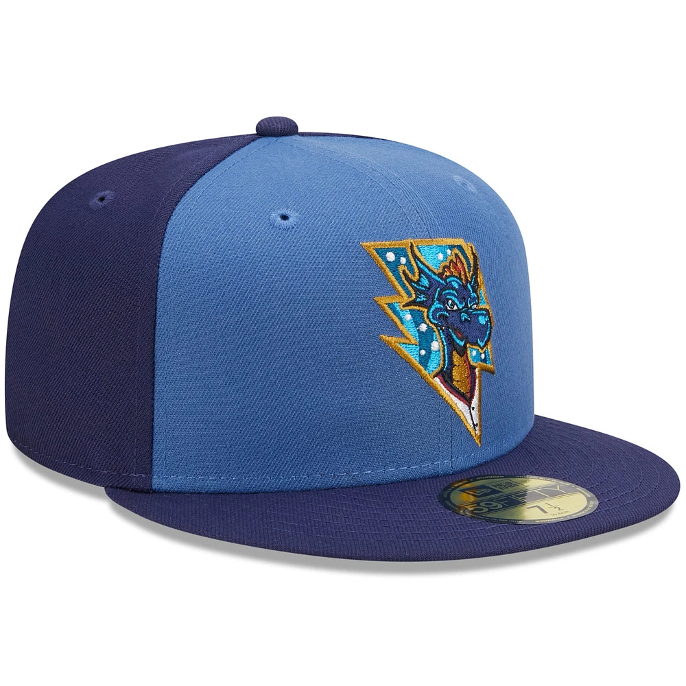 Casquette ajustée New Era bleu/bleu marine Northwest Arkansas Naturals Marvel x Minor League 59FIFTY pour homme