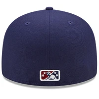 Casquette ajustée New Era bleu/bleu marine Northwest Arkansas Naturals Marvel x Minor League 59FIFTY pour homme