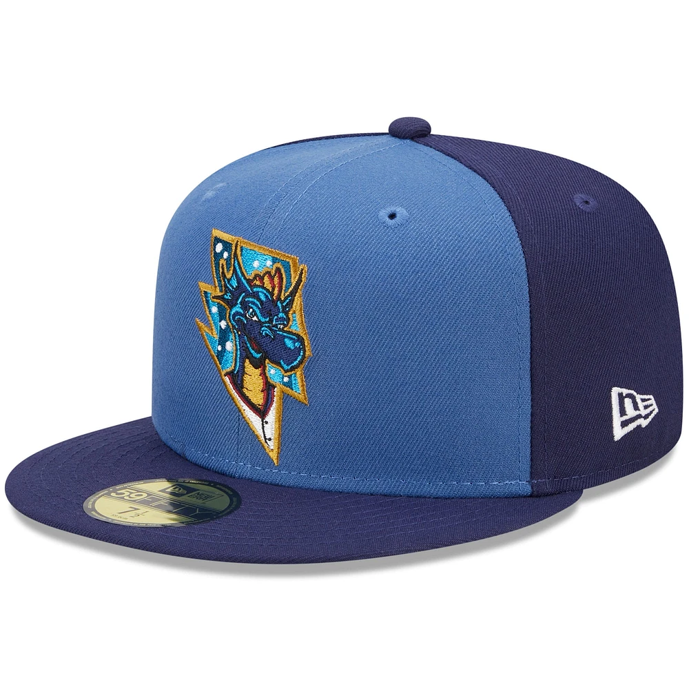 Men's New Era Blue/Navy Northwest Arkansas Naturals Marvel x Minor League 59FIFTY Fitted Hat