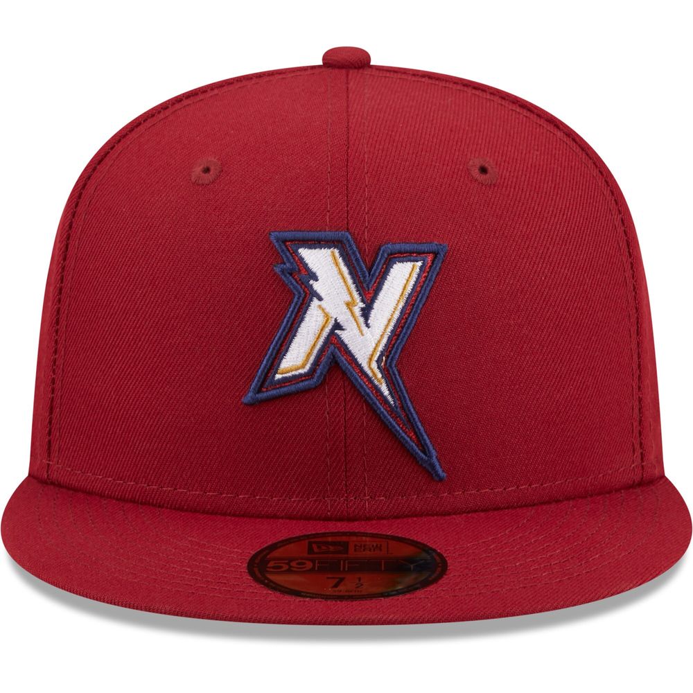 Men's New Era Red Northwest Arkansas Naturals Authentic Collection 59FIFTY Fitted Hat