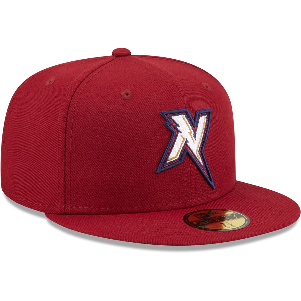 Men's New Era Red Northwest Arkansas Naturals Authentic Collection 59FIFTY Fitted Hat