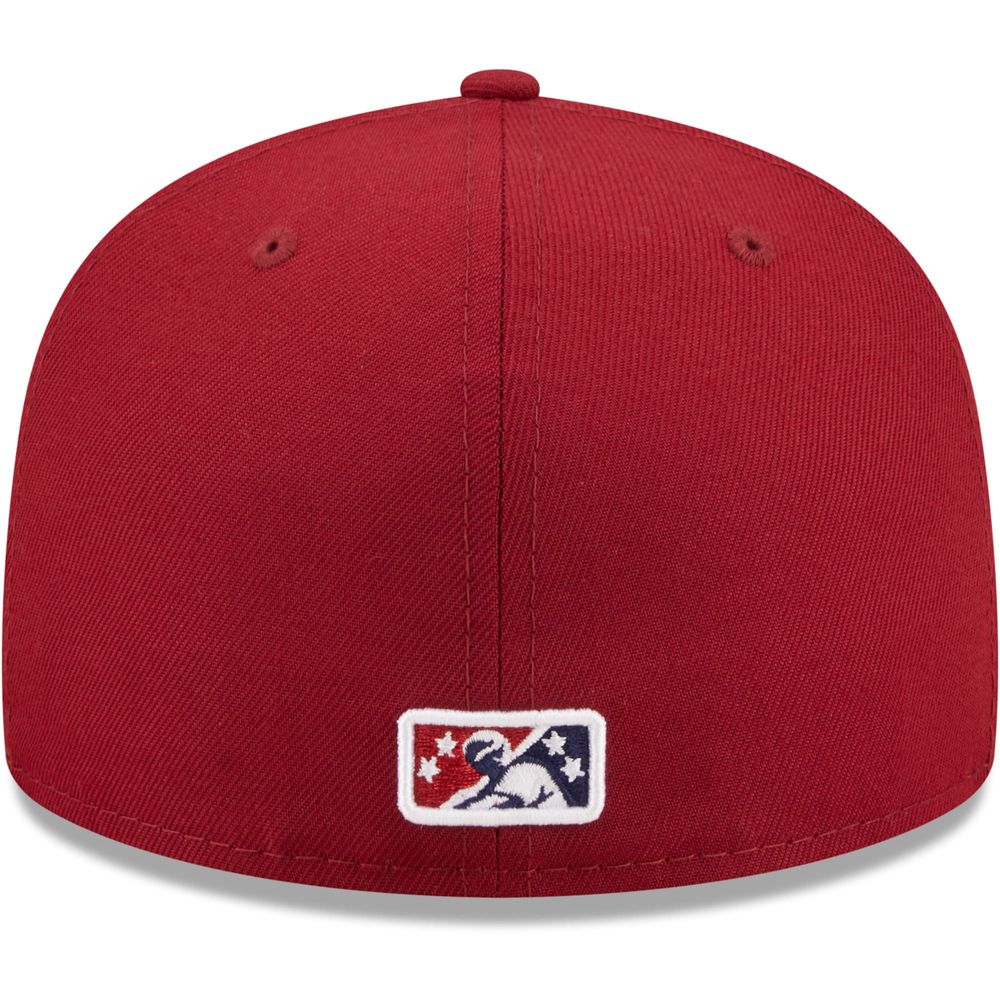 Men's New Era Red Northwest Arkansas Naturals Authentic Collection 59FIFTY Fitted Hat