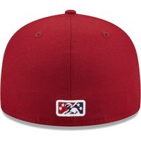 Men's New Era Red Northwest Arkansas Naturals Authentic Collection 59FIFTY Fitted Hat