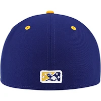 Casquette ajustée 59FIFTY New Era Royal/Jaune Northwest Arkansas Naturals Authentic Collection pour hommes