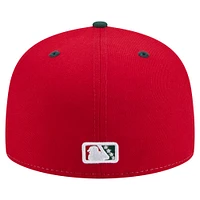Men's New Era White/Red Northwest Arkansas Naturals Copa de la Diversión 59FIFTY Fitted Hat