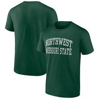 Men's Green Northwest Missouri State Bearcats Arched Wordmark T-Shirt
