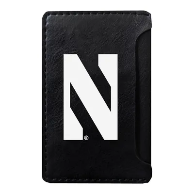 Northwestern Wildcats Faux Leather Phone Wallet Sleeve - Black