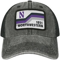 Casquette Snapback Homme Black Northwestern Wildcats Sun & Bars Dashboard Trucker