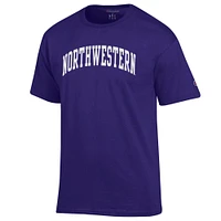 Men's Champion  Purple Northwestern Wildcats Basic Arch T-Shirt