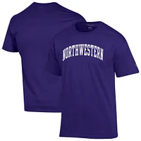 Men's Champion  Purple Northwestern Wildcats Basic Arch T-Shirt