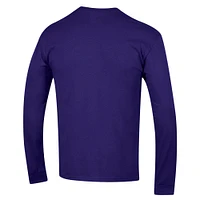 Men's Champion Purple Northwestern Wildcats High Motor Long Sleeve T-Shirt