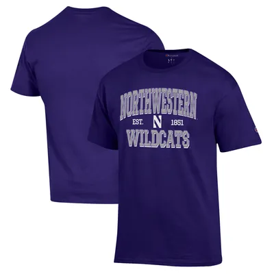 Northwestern Wildcats Champion Jersey T-Shirt - Purple