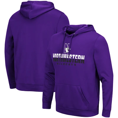 Men's Colosseum Purple Northwestern Wildcats Lantern Pullover Hoodie