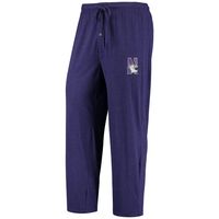 Men's Concepts Sport Purple/Heathered Charcoal Northwestern Wildcats Meter Long Sleeve T-Shirt & Pants Sleep Set