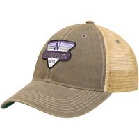 Men's Gray Northwestern Wildcats Legacy Point Old Favorite Trucker Snapback Hat