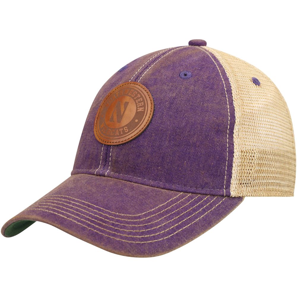 Men's Purple Northwestern Wildcats Target Old Favorite Trucker Snapback Hat