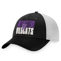 TOP NWSTRN NOIR BLANC NCAA TOP STOCKPILE TRUCKER HATMENSTR