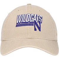 Casquette réglable Top of the World Northwestern Wildcats Slice Kaki pour homme