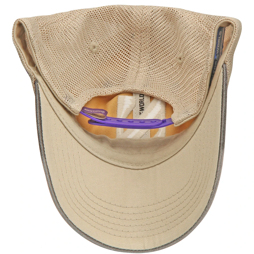 Casquette de camionneur Offroad Northwestern Wildcats Top of the World pour homme violet/havane