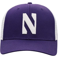 Men's Top of the World Purple/White Northwestern Wildcats Trucker Snapback Hat