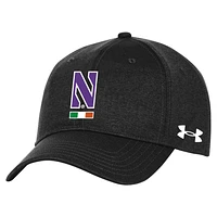 Under Armour Northwestern Wildcats Ireland Casquette réglable pour homme Noir