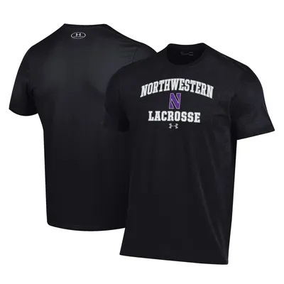 Northwestern Wildcats Under Armour Lacrosse Arch Over Performance T-Shirt