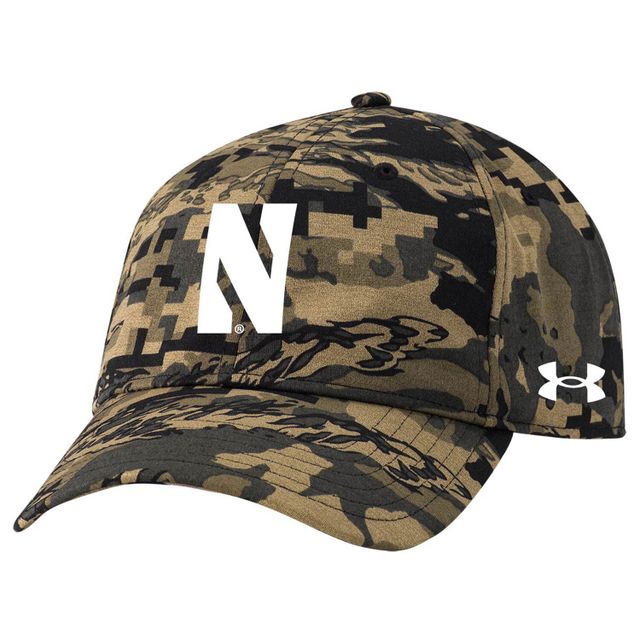 Casquette ajustable Under Armour Camo Northwestern Wildcats Freedom pour homme