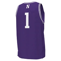 Maillot de basket-ball réplique Under Armour #1 violet Northwestern Wildcats pour hommes