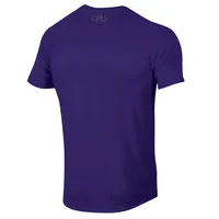 T-shirt violet Under Armour Northwestern Wildcats Football Icon Raglan Performance pour hommes