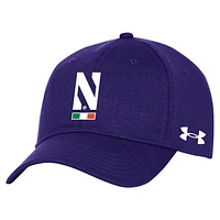 Under Armour Northwestern Wildcats Ireland Casquette réglable pour homme Violet