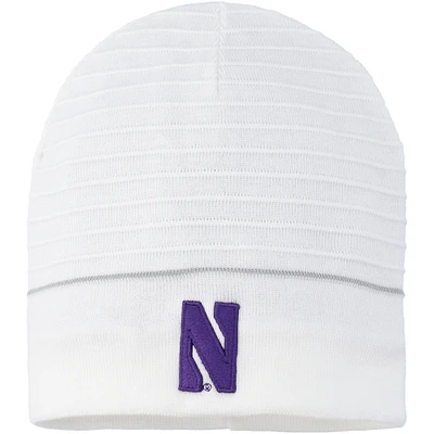 Men's Under Armour White Northwestern Wildcats 2022 Sideline Lifestyle CGI Performance Beanie