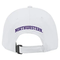 Casquette réglable Iso-Chill blanche Northwestern Wildcats Blitzing Accent pour hommes Under Armour