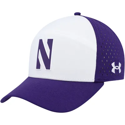 Northwestern Wildcats Under Armour Laser Performance Snapback Hat - White
