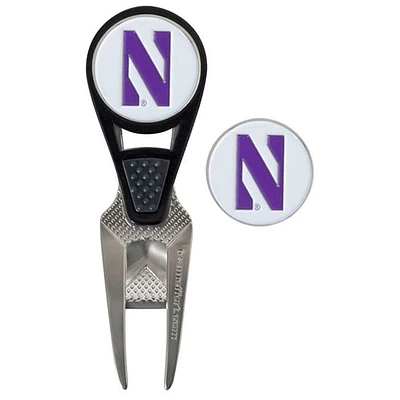 Ensemble d'outils de réparation et de marqueurs de balle Northwestern Wildcats CVX