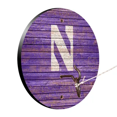 Northwestern Wildcats Weathered Design Hook and Ring Game
