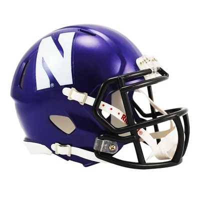 Riddell Northwestern Wildcats Revolution Speed Mini Football Helmet