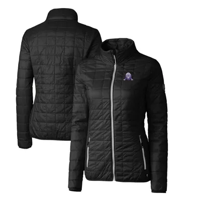 Northwestern Wildcats Cutter & Buck Women's Vault Rainier PrimaLoft Eco Insulated Full-Zip Puffer Jacket