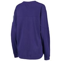 Women's Pressbox Purple Northwestern Wildcats Edith Long Sleeve T-Shirt